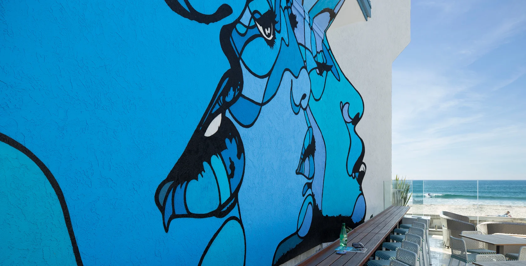 pacific beach blue sea beach hotel