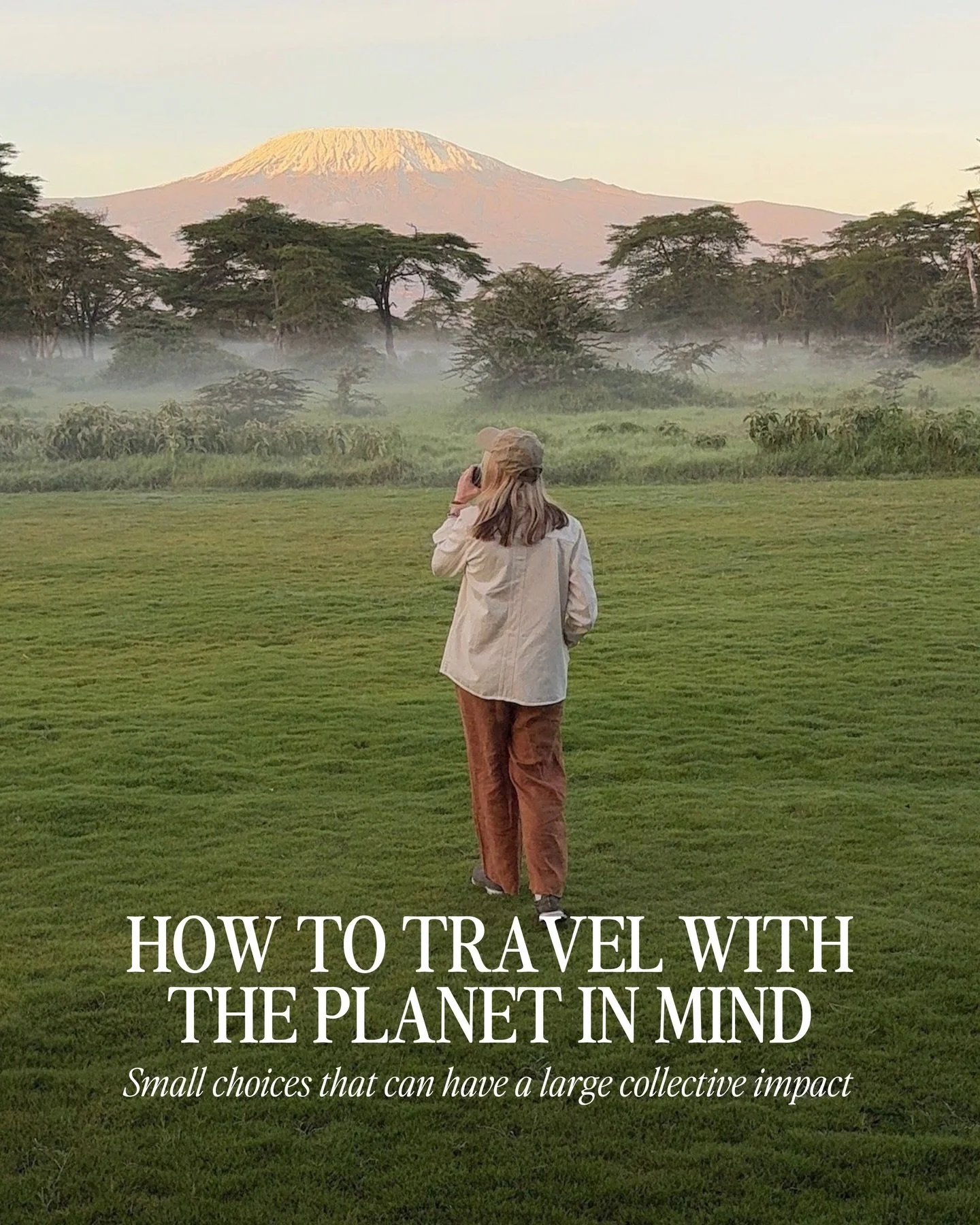 One of the things I feel strongly about is that loving travel and caring about the planet are not at odds with each other. It just takes a little more thought, intention and a willingness to keep learning.
As a team, this is something we think about 