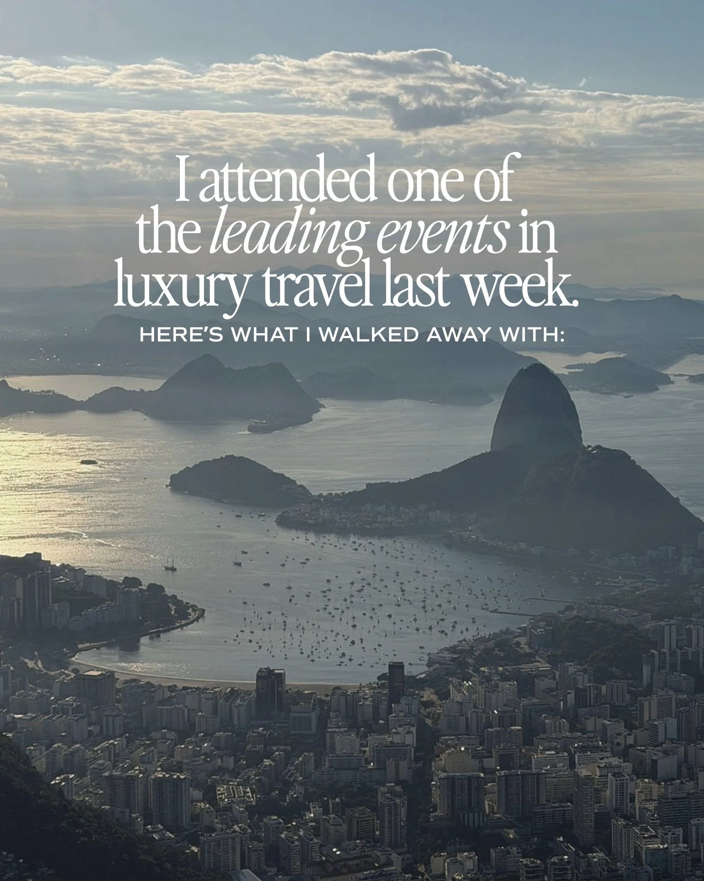 Last week I attended one of the leading events in luxury travel with my Embark Beyond family, and I&rsquo;m still processing all that the week was.

Mostly, I&rsquo;m heading home feeling inspired and enriched by the conversations, the ideas exchange