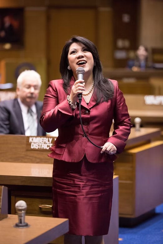 Senator Yee takes part in televised panel