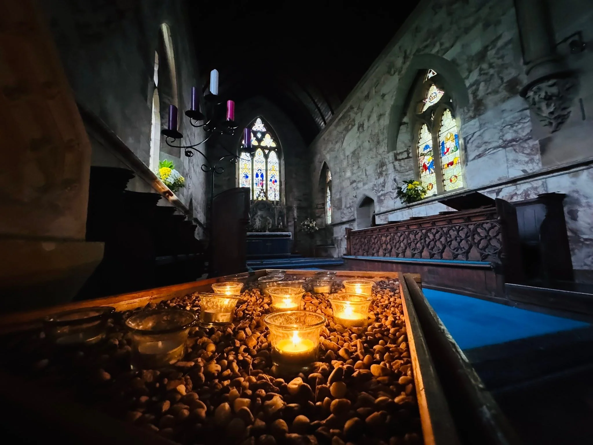 "Peace in the pause, power in the glow. 🕯️