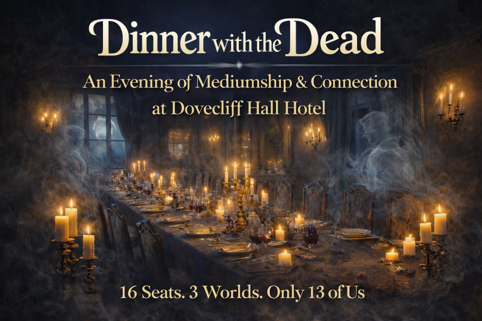 Dinner with the Dead: An Evening of Mediumship &amp; Connection at Dovecliff Hall Hotel
