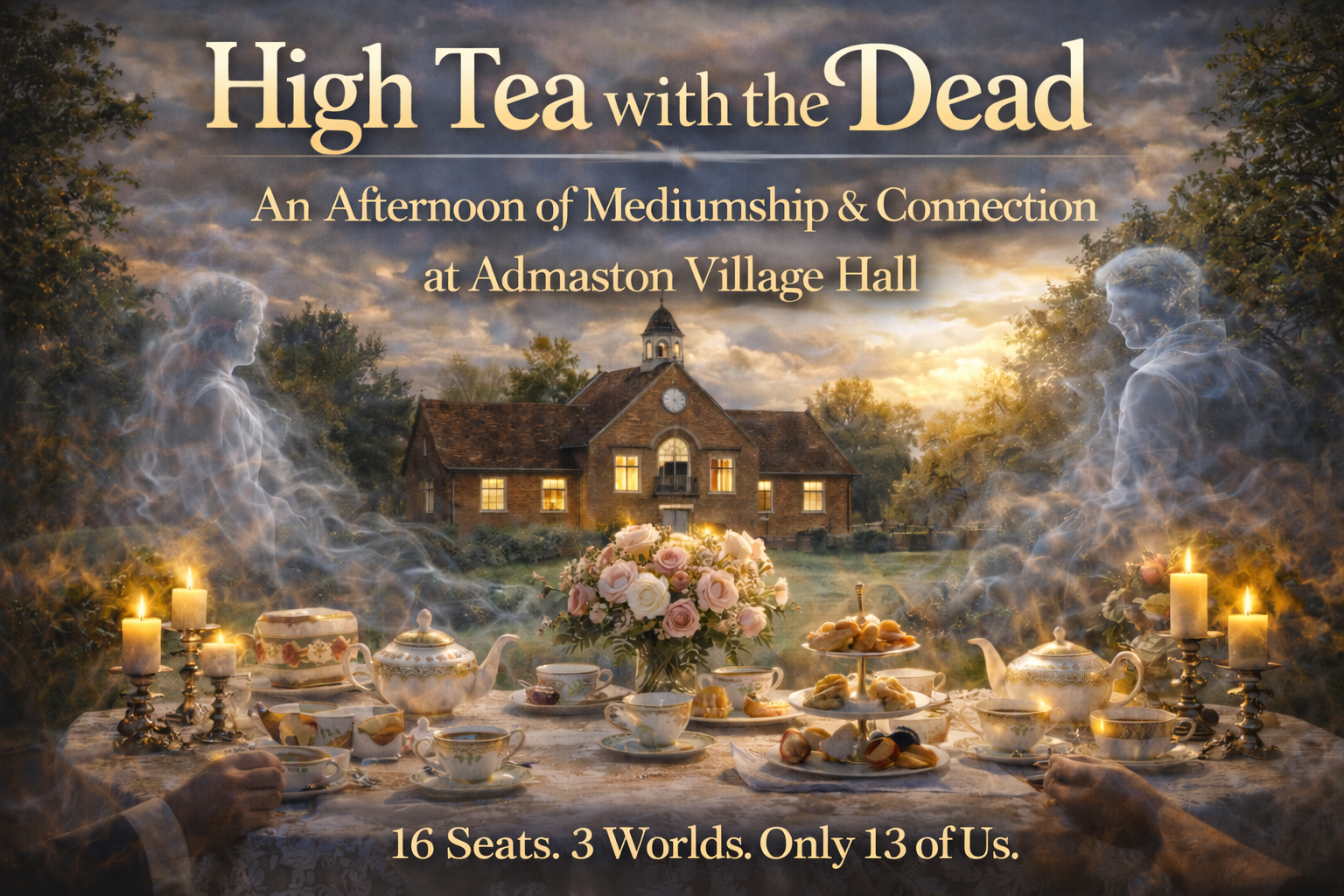 High Tea with the Dead: An Afternoon of Mediumship &amp; Connection at Admaston Village Hall