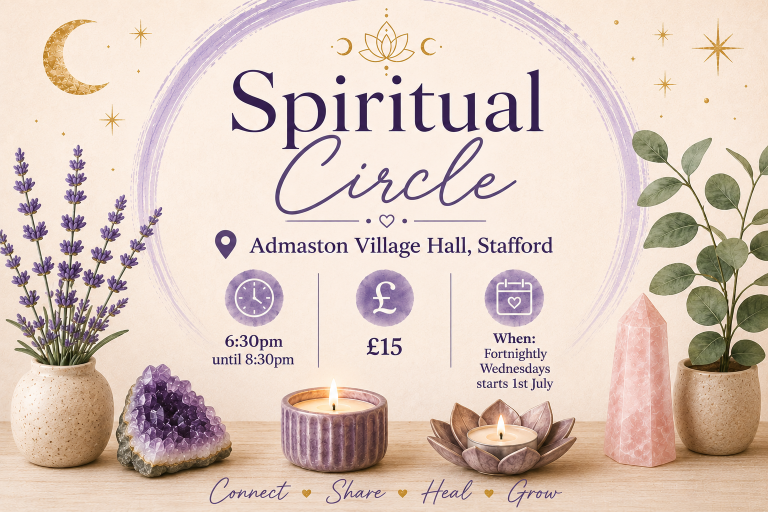 Spiritual Circle - Admaston Village Hall, Stafford