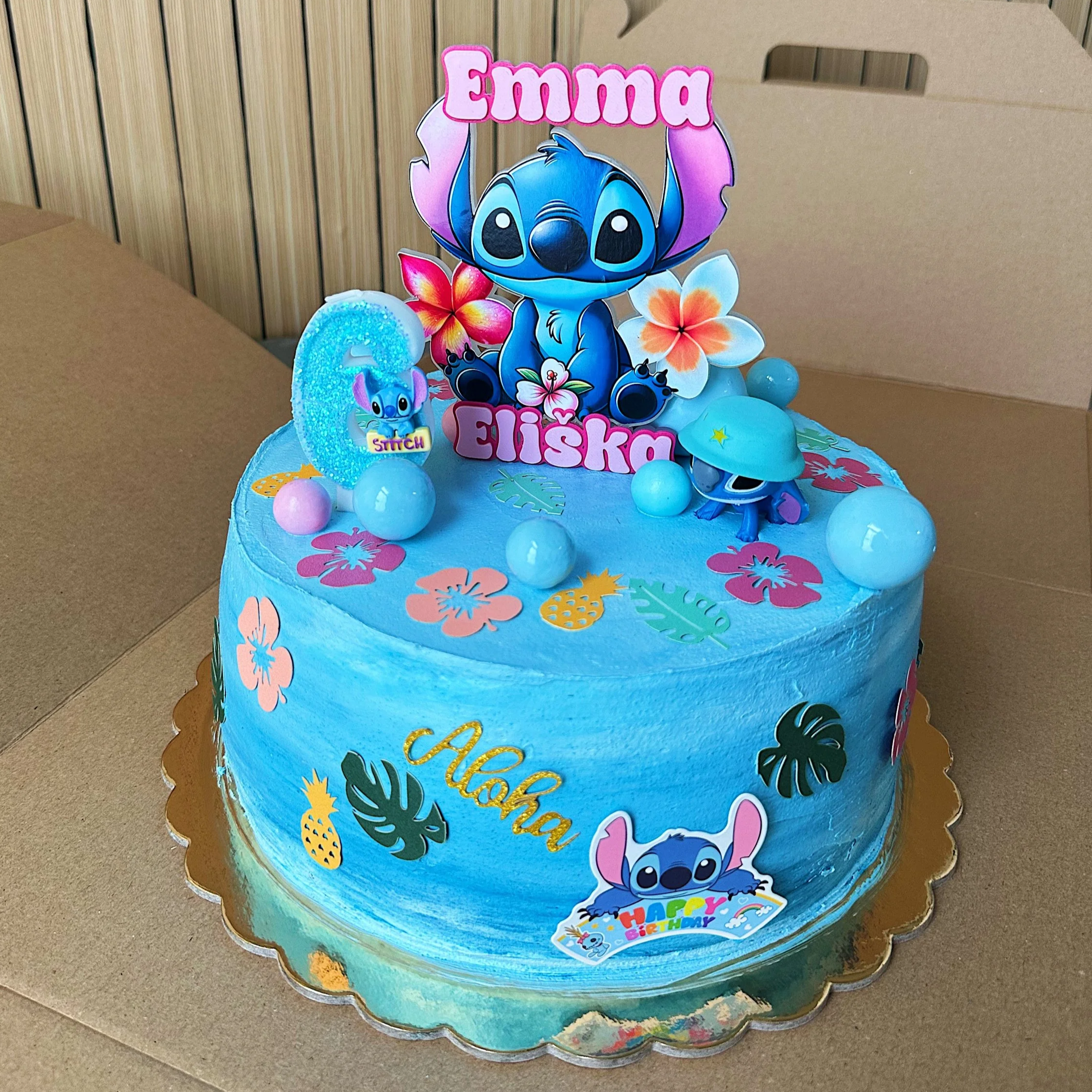 Detská bezlepková vanilková torta s ovocím