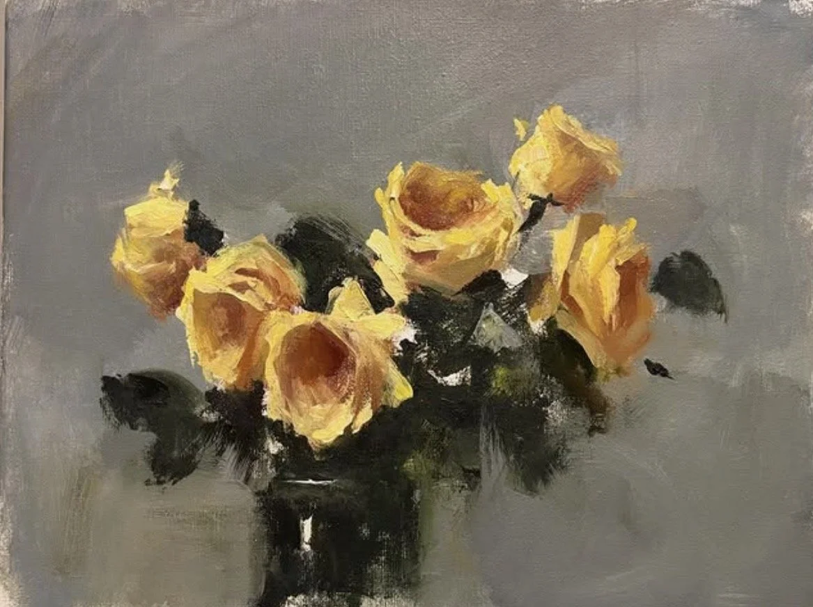 Sold: Garden Roses, 11x14