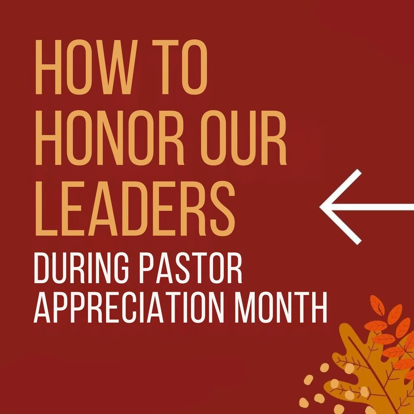 October is Pastor Appreciation month, and we are so grateful for ours! Leave a comment and let us know what you love about our pastors!