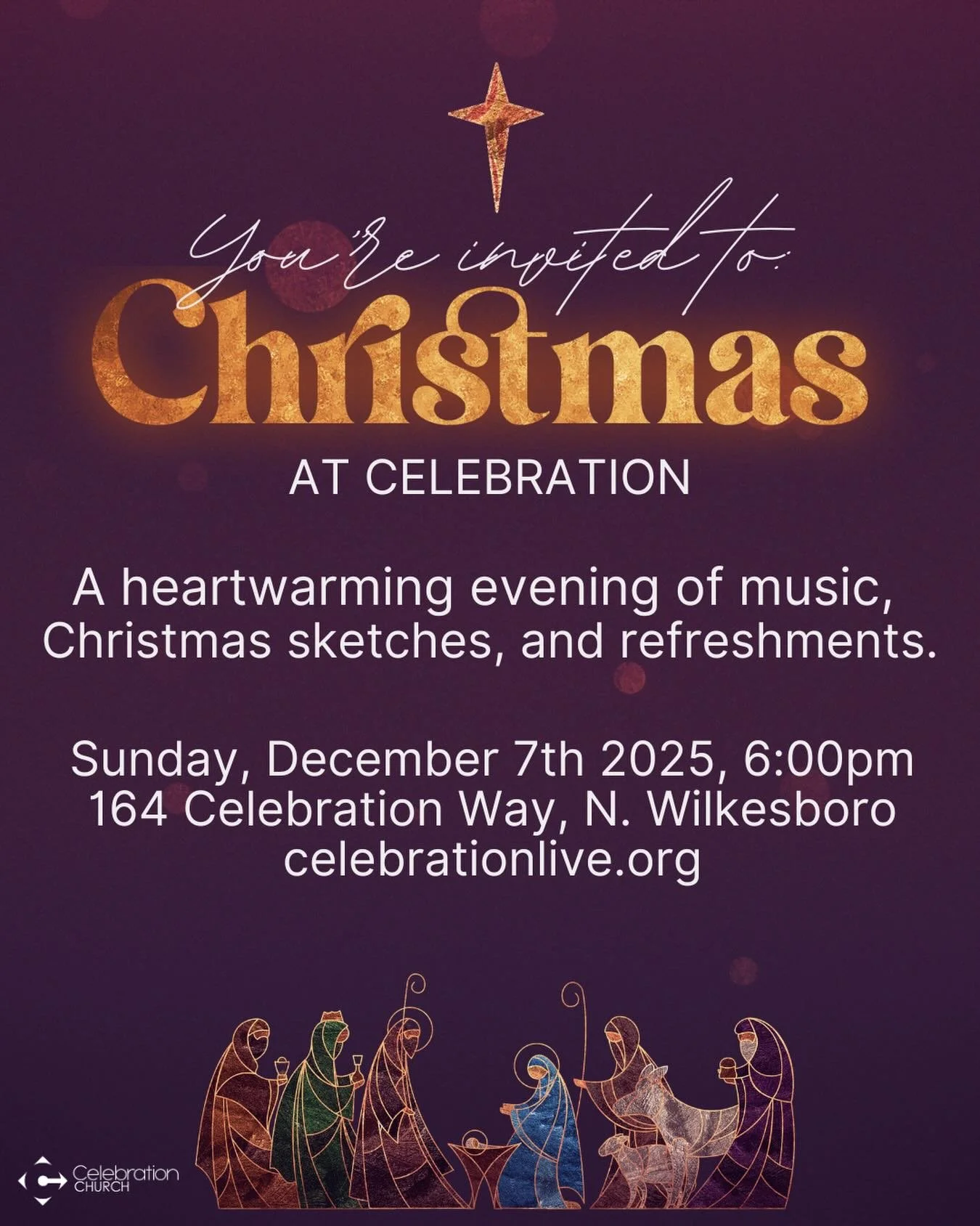 ❄️ IT&rsquo;s tiiiiiiiiiimmmeeeee! 🎶We&rsquo;ve been waiting all year for our annual Christmas production and all we want for Christmas is for you to join us! 🎄This Sunday night at 6:00!