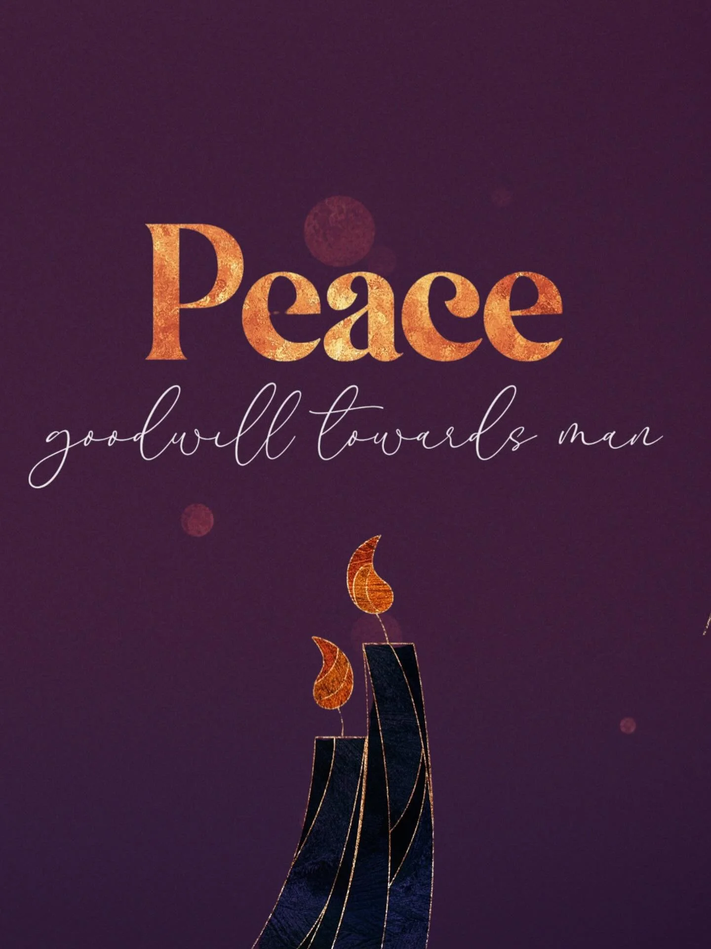 Week 2 of Advent: PEACE As we light the second candle, we are reminded that true peace is not the absence of chaos, but the presence of Christ. In the quiet waiting, in the hurried moments, and in the spaces where our hearts feel restless, His peace 