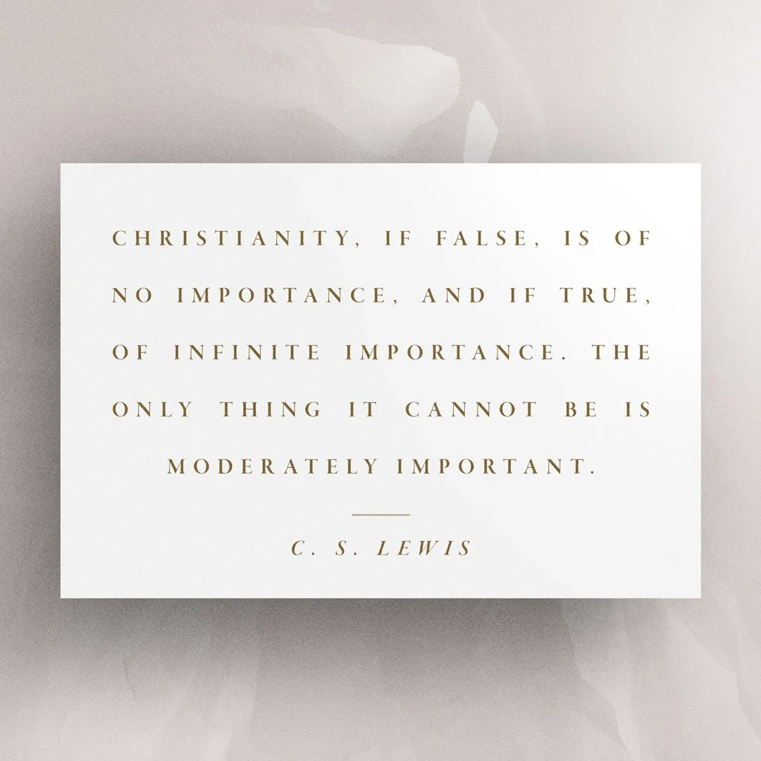 Jesus is either a liar, a lunatic, or Lord.