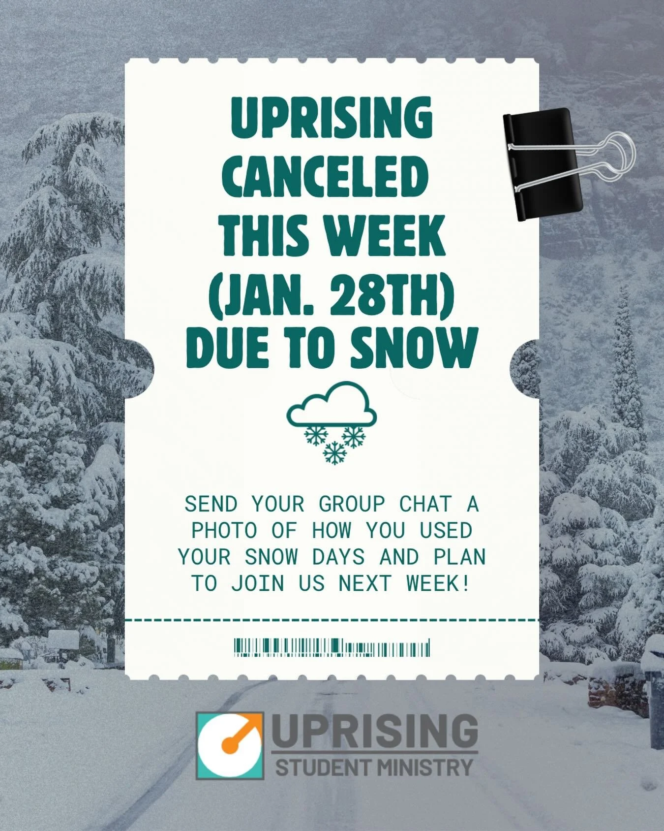 📢No Uprising tomorrow! Stay safe!