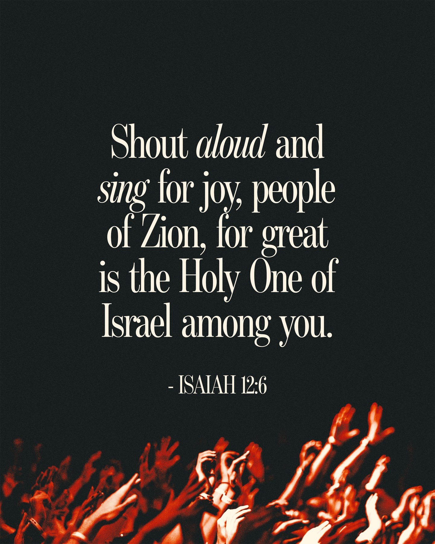 If we're covered in sin and shame, the Holy One being among us should be a reason for fear. But because of His great love and mercy, we're made pure. We can rejoice.