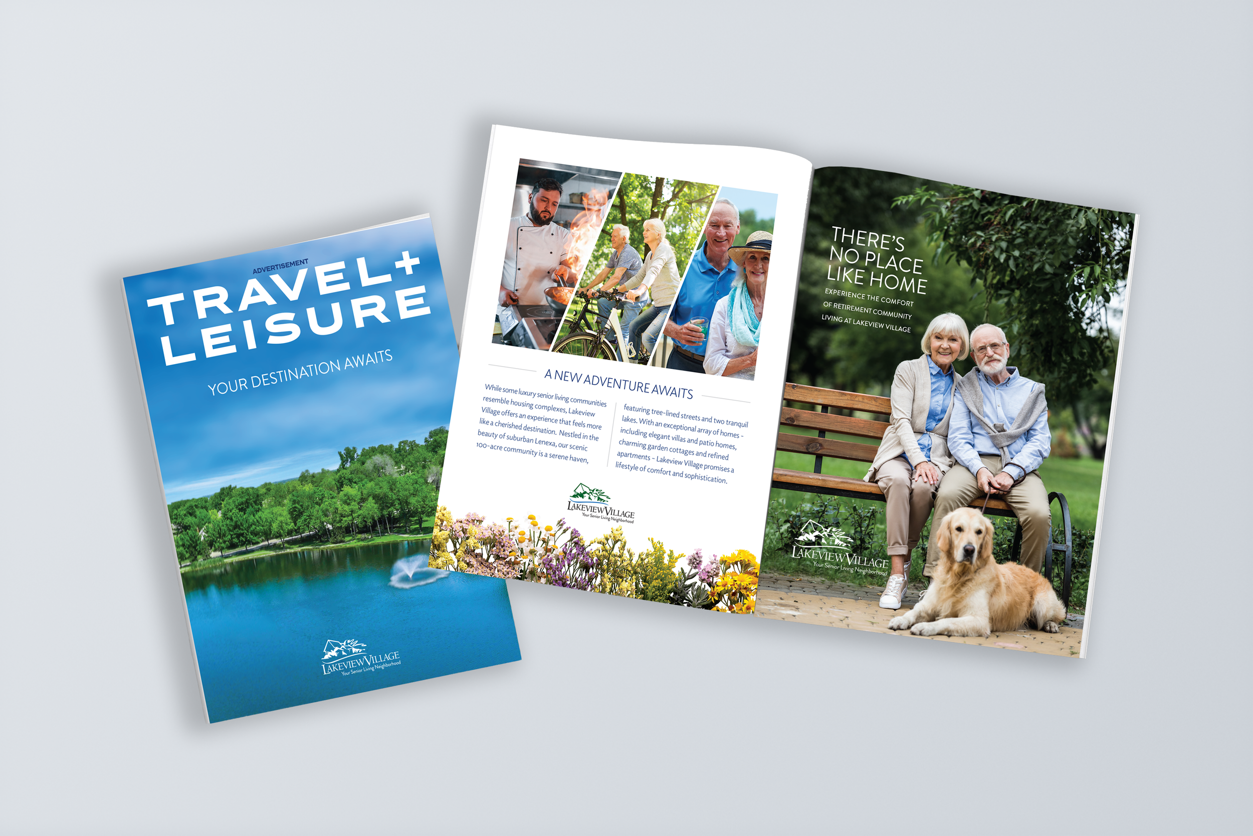 Lakeview Village Travel + Leisure Ad Series