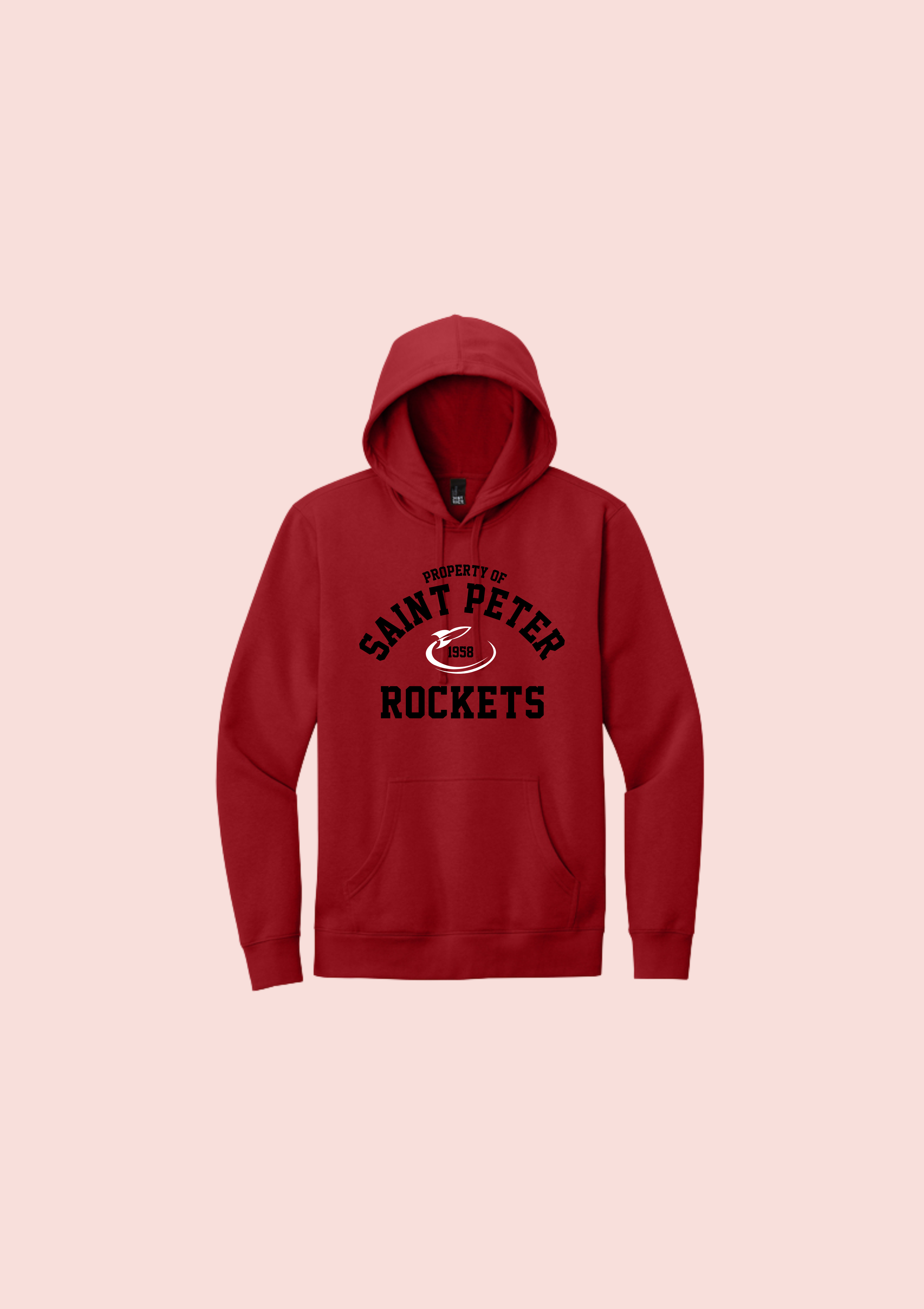 St. Peter Rockets Red Hoodie *NEW*