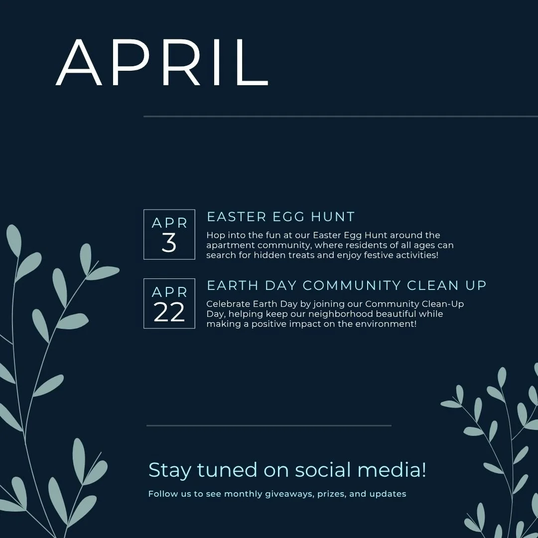 Check out our April events!