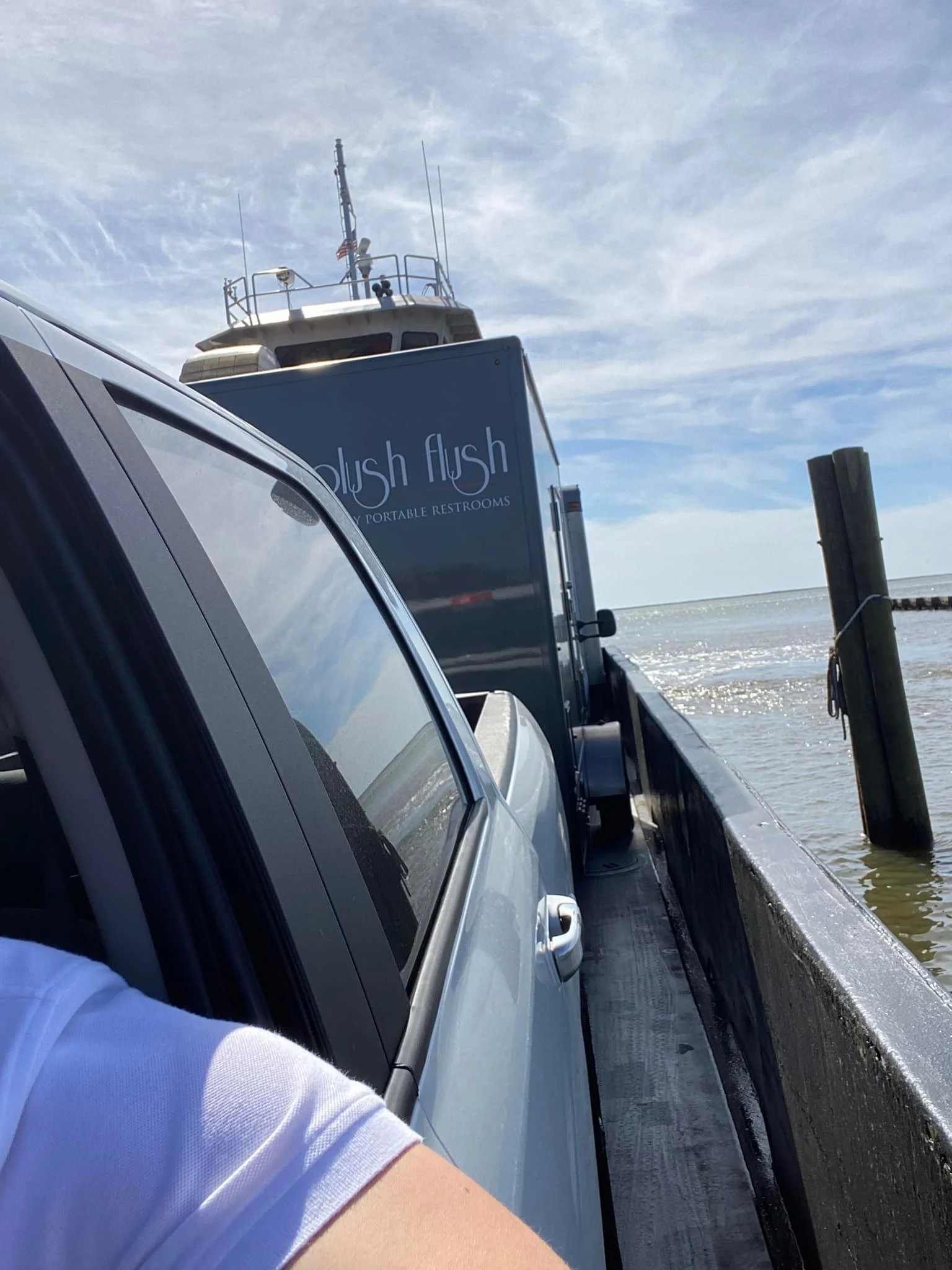 A New Adventure: Delivering a Porta Potty to an Island