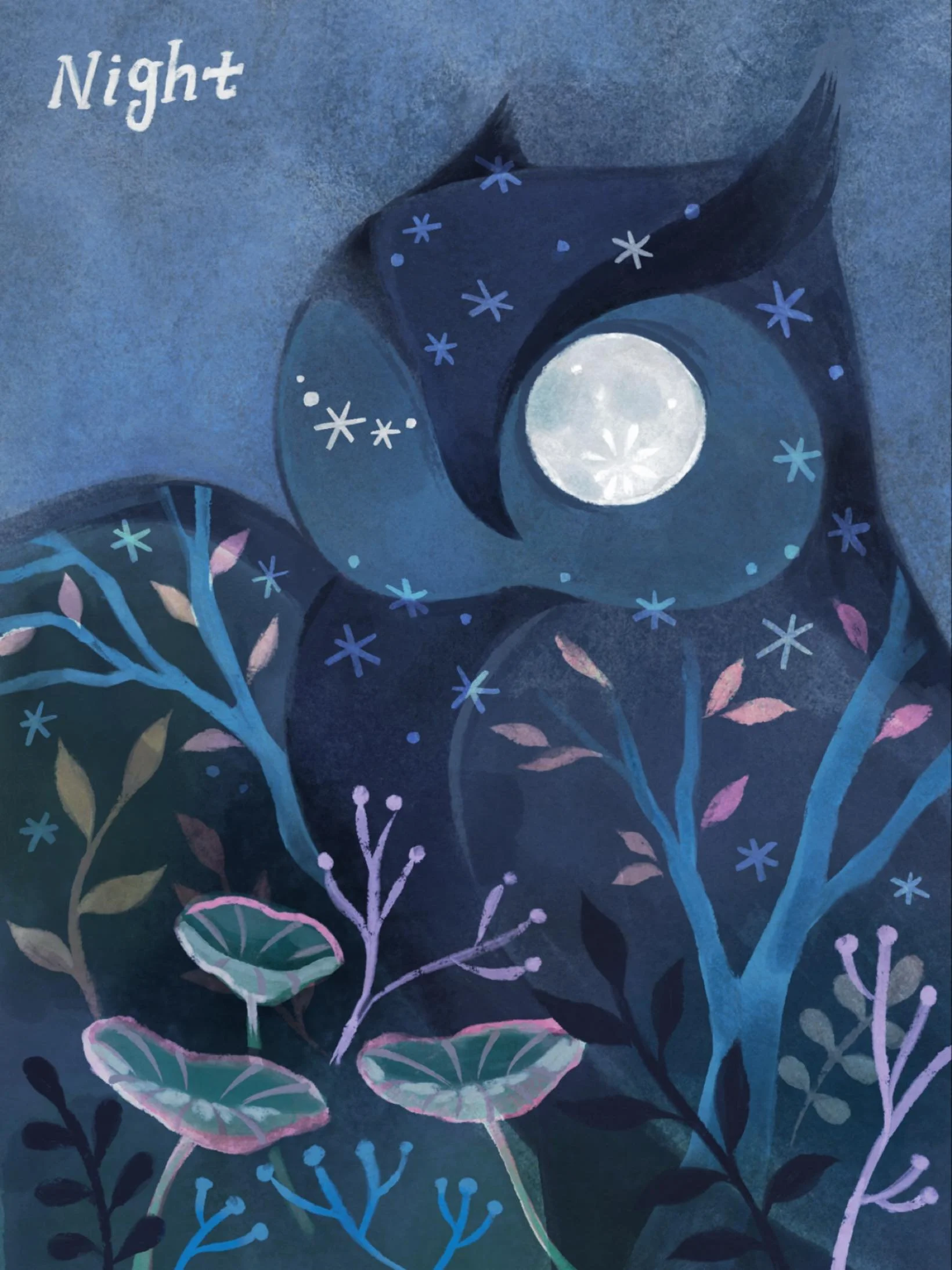 Hoot hoot&hellip; long time no see Instagram&hellip;

Back with another owl painting for #folktaleweek2025! 🌙🦉🌌

#foltaleweek #folktaleweeknight
