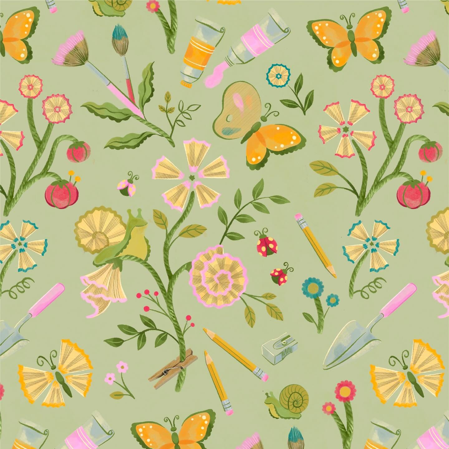 Sketch Garden 🌱🎨✏️

New repeat print featuring digital illustration and photography collage!
&bull;
&bull;
&bull;
&bull;
&bull;
#surfacepattern #illustration #gardenillustration #kidsillustration