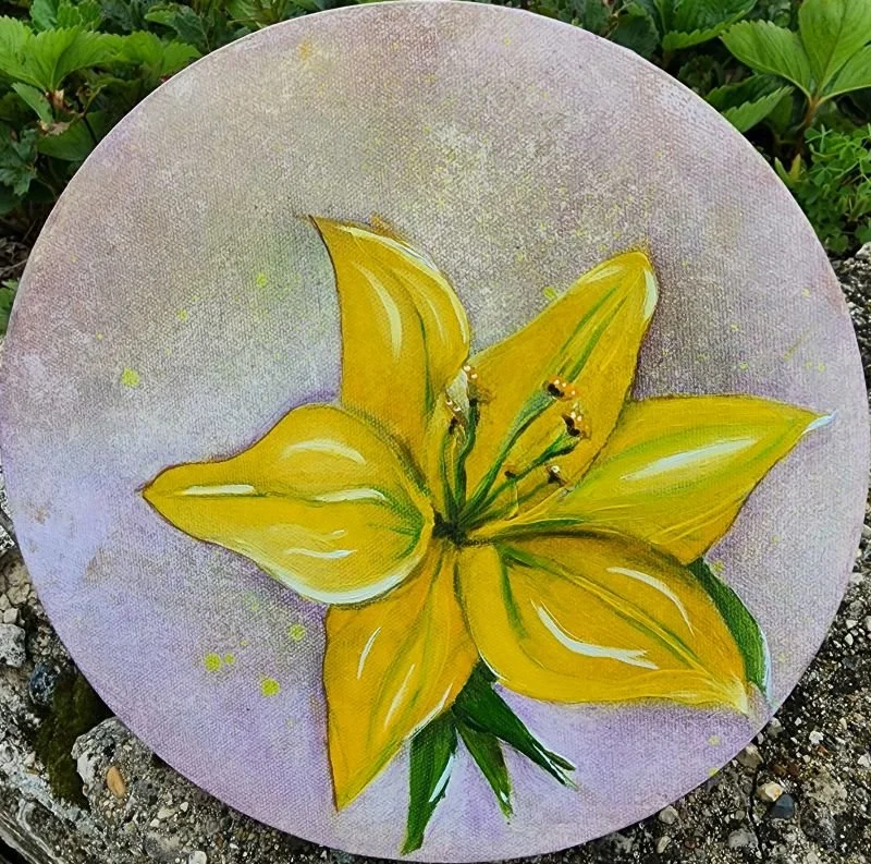 Yellow Lily #2 (2024) (From the Production Week Series)