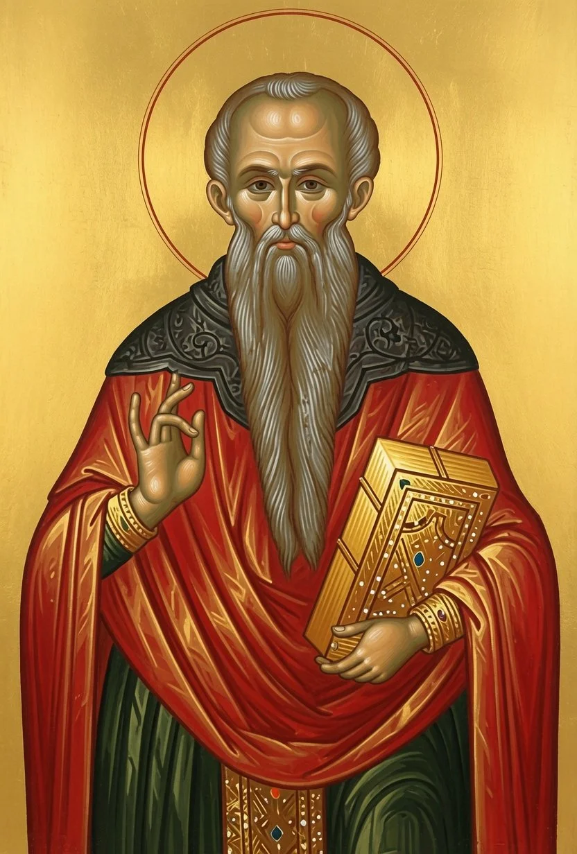 Saint Charalambos Prayer Card – Patron for Protection from Plague, Sudden Illness & Epidemics