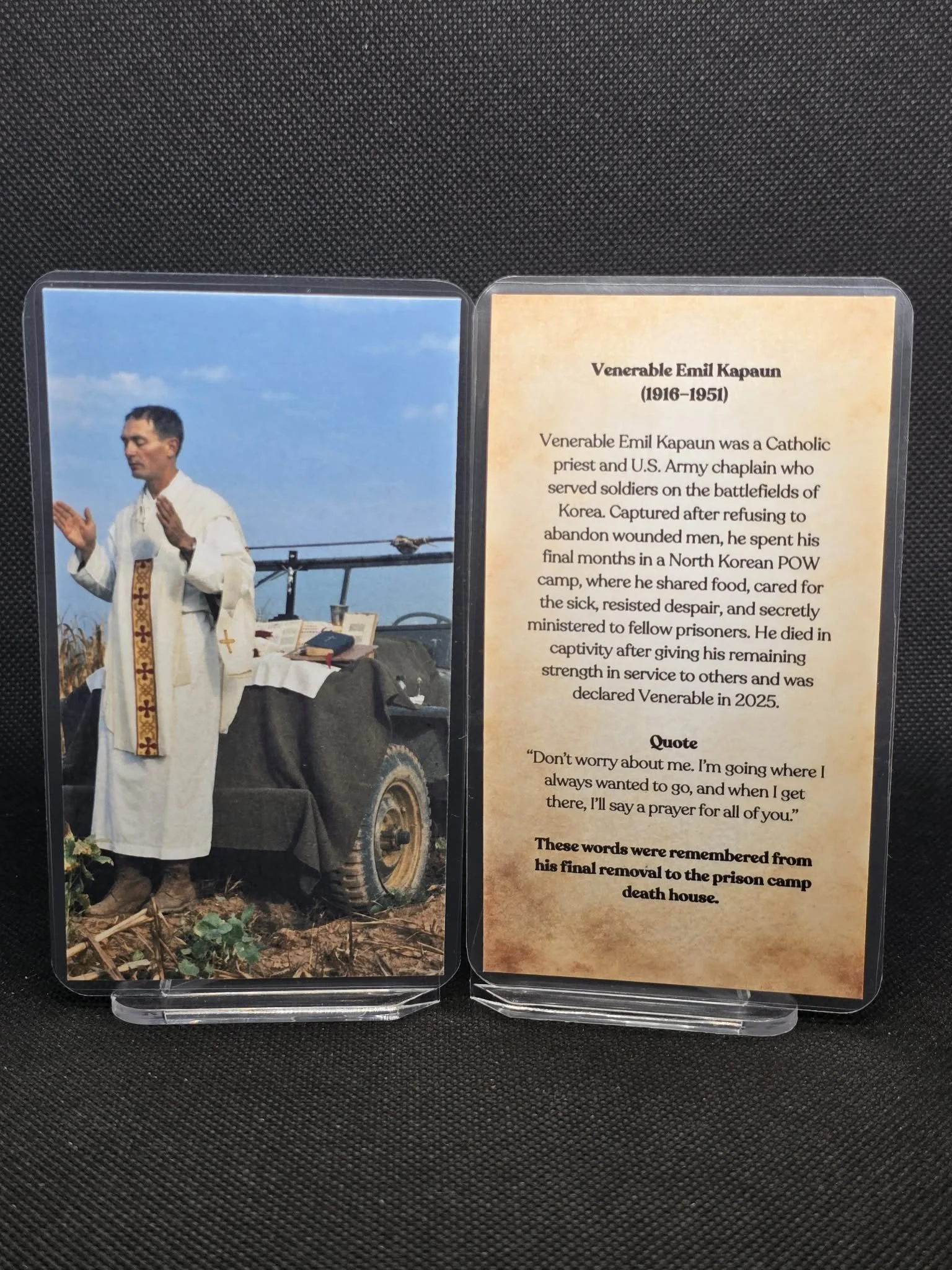 America's MIlitary Saints Prayer Card Bundle
