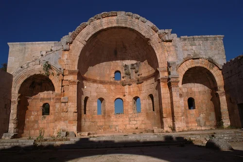Qal'at Sim'an — ruins of the Basilica of Saint Simeon Stylites, Syria, 5th century