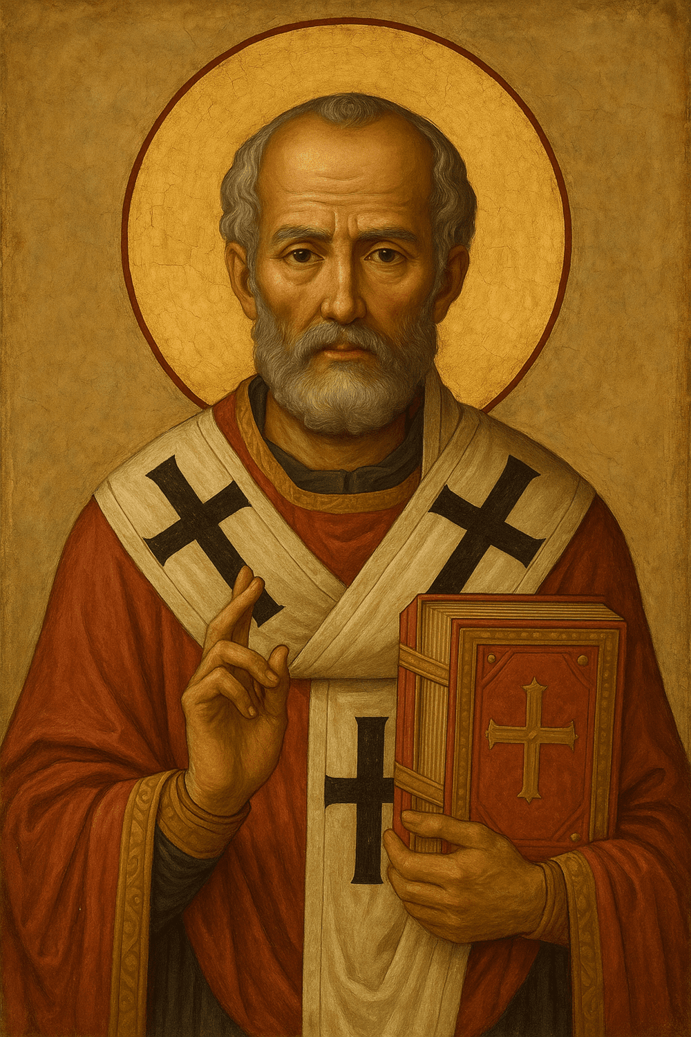 Saint Nicholas of Myra Prayer Card