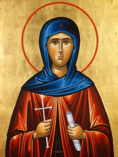 Saint Anastasia the Patrician prayer card