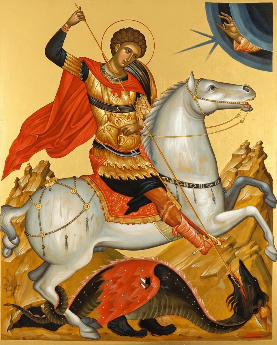Saint George the Great Martyr Prayer Card