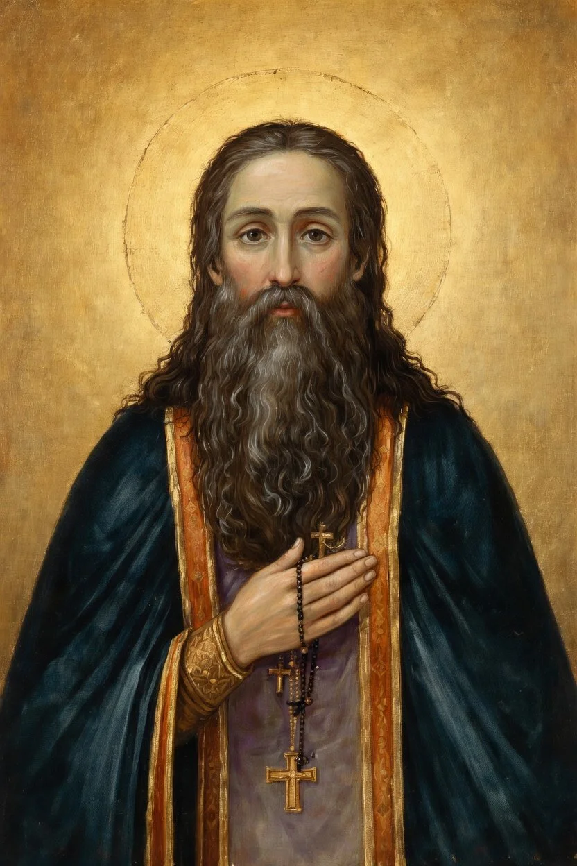 Saint Avraamy (Abraham) of Smolensk Prayer Card – Patron for False Accusations, Spiritual Persecution & Endurance in Misunderstood Holiness