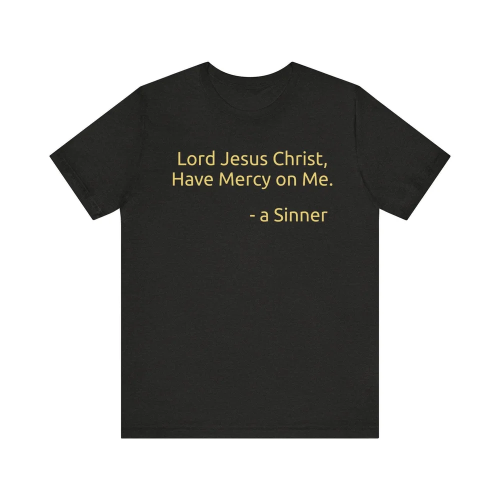 Jesus Prayer Orthodox Cross Shirt Russian Three Bar Cross