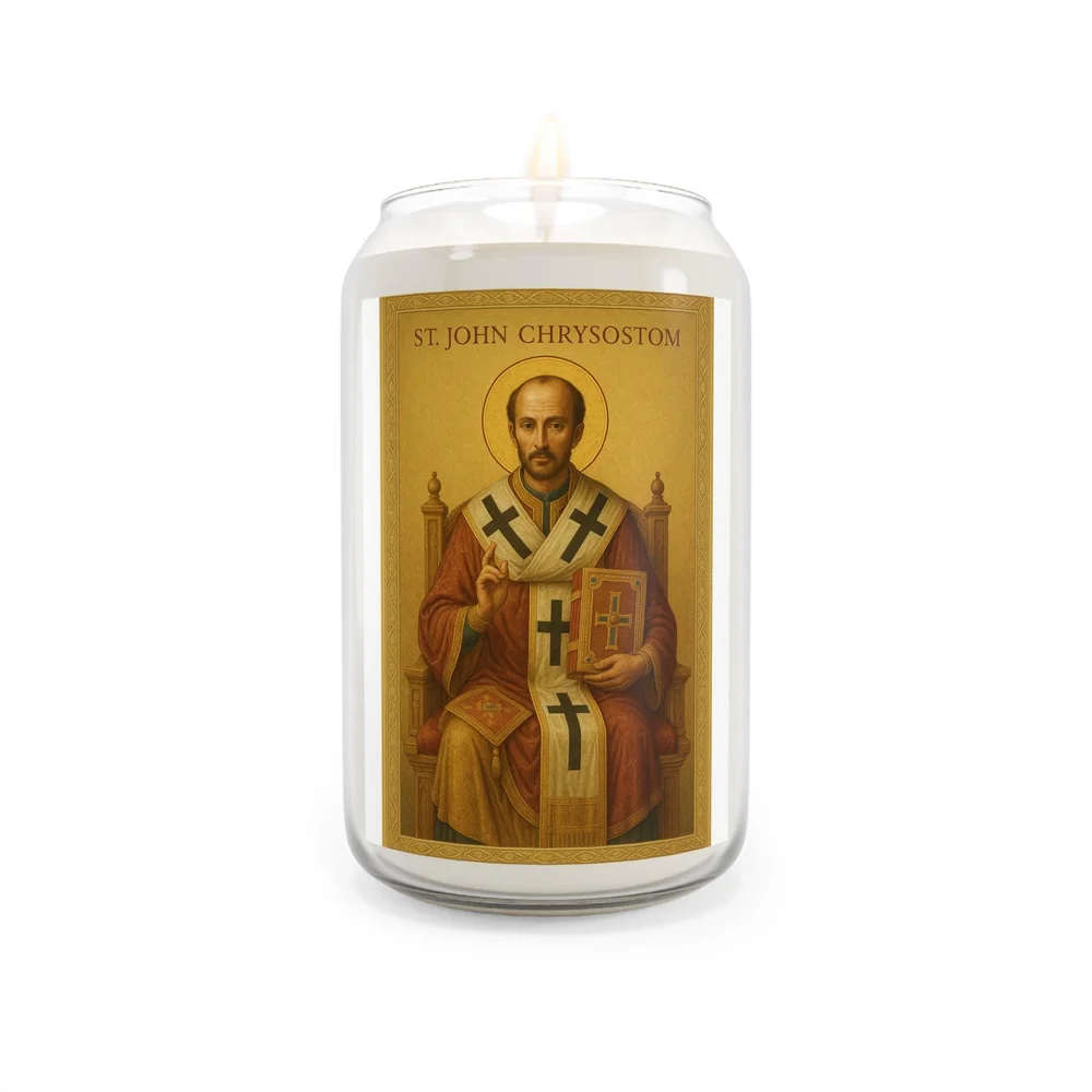 Saint John Chrysostom Prayer Candle