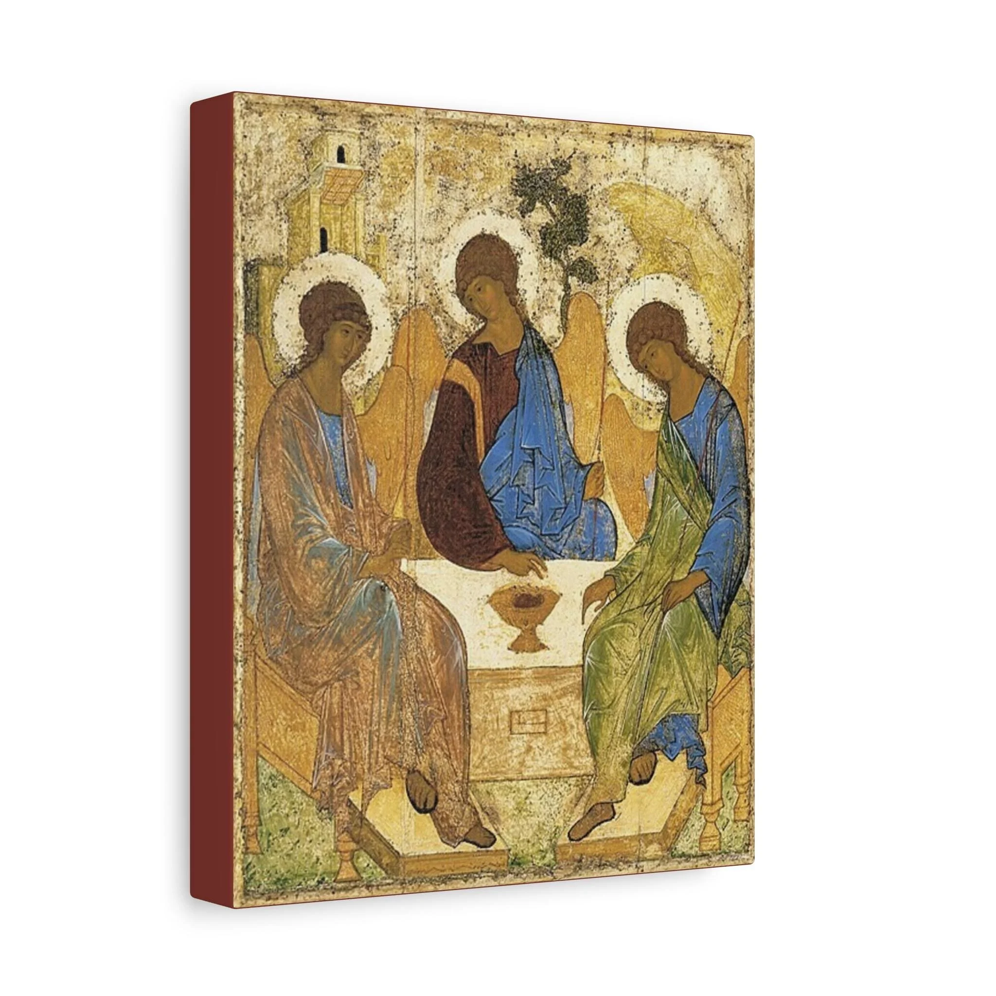 Rublev Holy Trinity Icon Canvas | Orthodox Christian Art