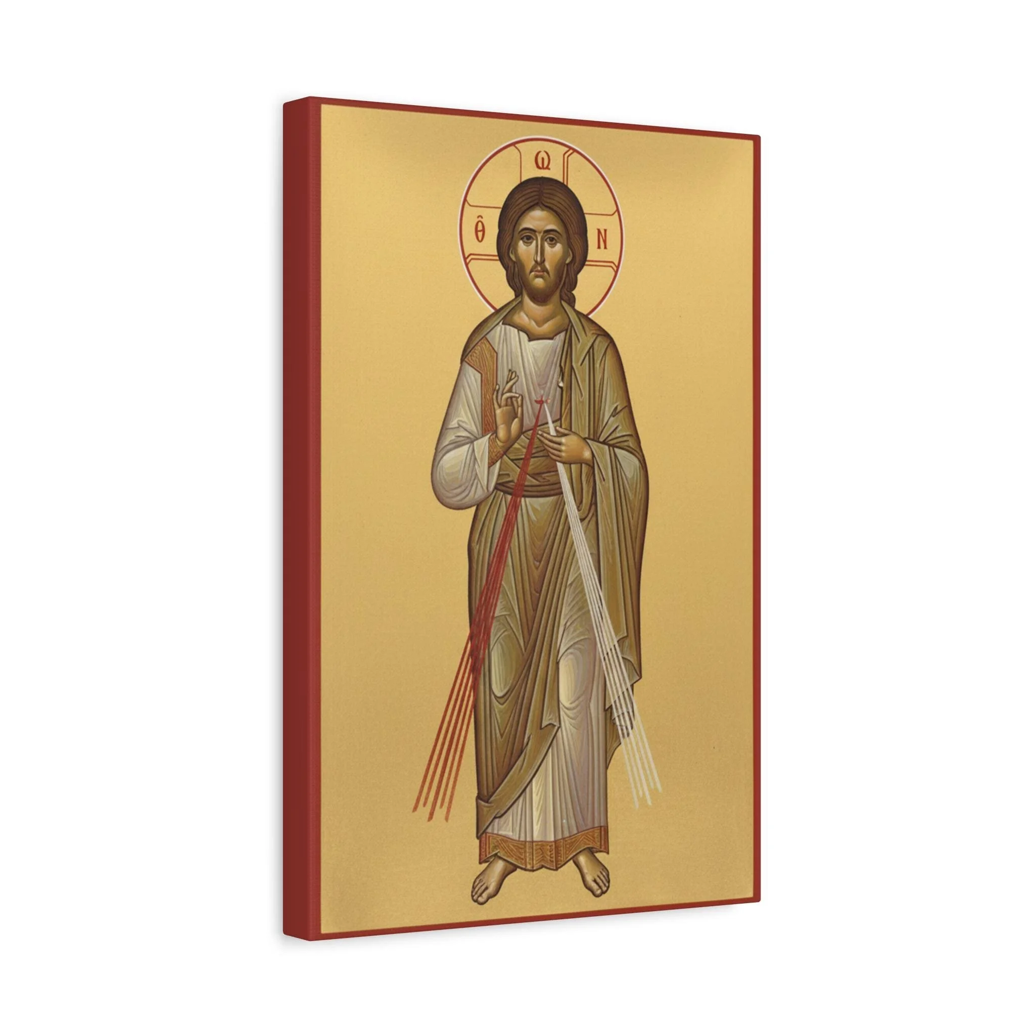 Divine Mercy Christ Icon Canvas | Byzantine Catholic Art