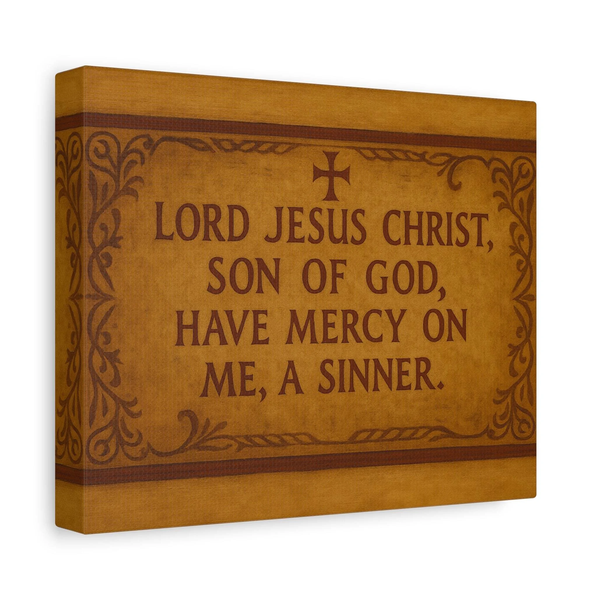 Jesus Prayer Canvas Art – Orthodox Christian Wall Decor