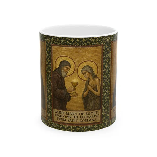 Saint Mary of Egypt and Father Zosimas Mug