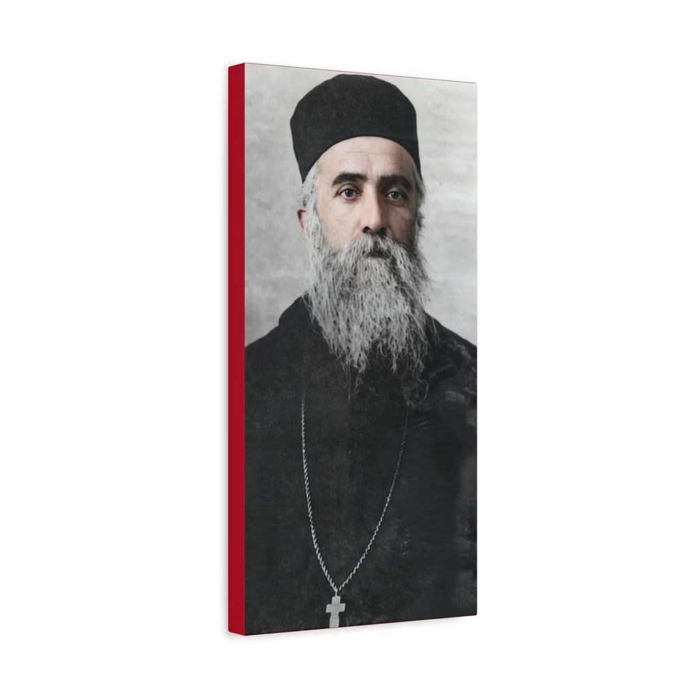 Saint Nektarios Canvas Print - Icon Art
