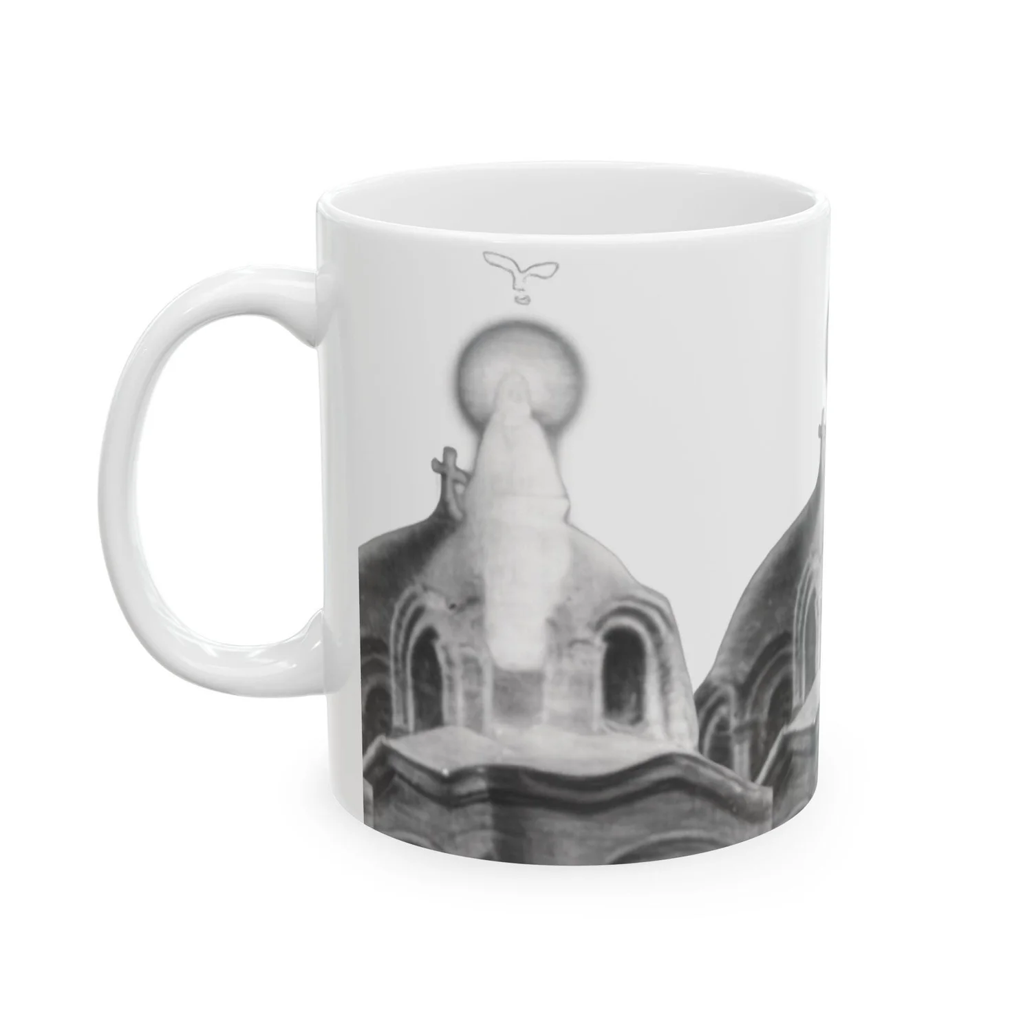 Our Lady of Zeitoun Mug - Real Photo of Virgin Mary Apparition 1968 Egypt Coptic Orthodox