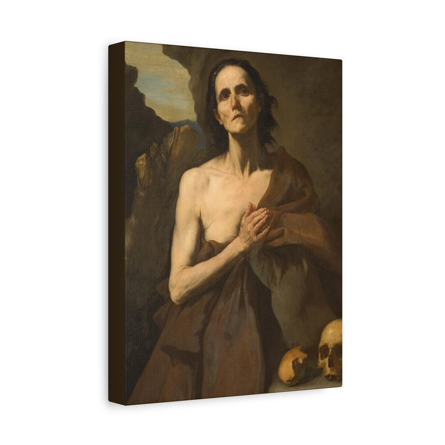 Saint Mary of Egypt Icon Canvas Print — Model of Repentance
