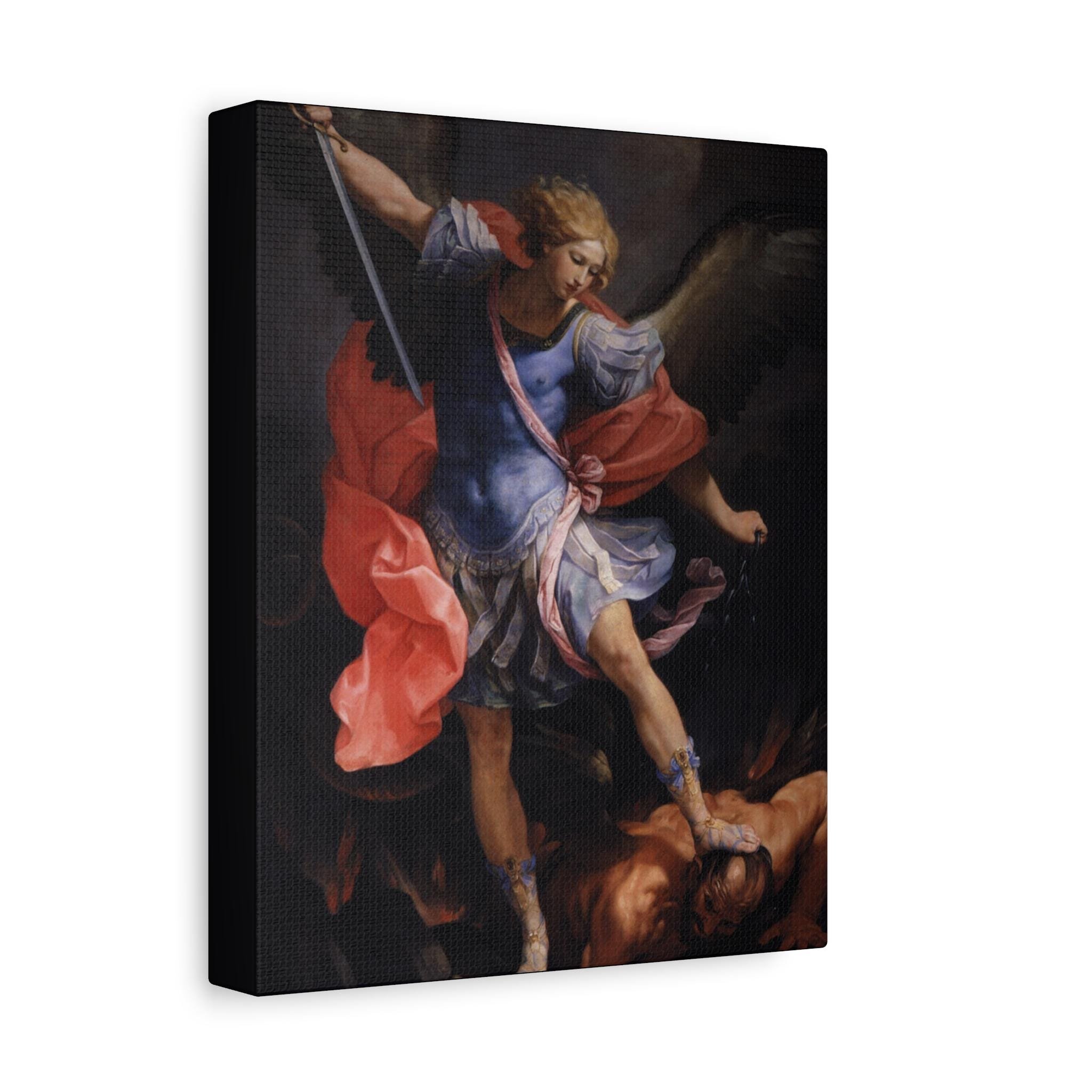 Saint Michael the Archangel Canvas Print — Catholic Religious Wall Art