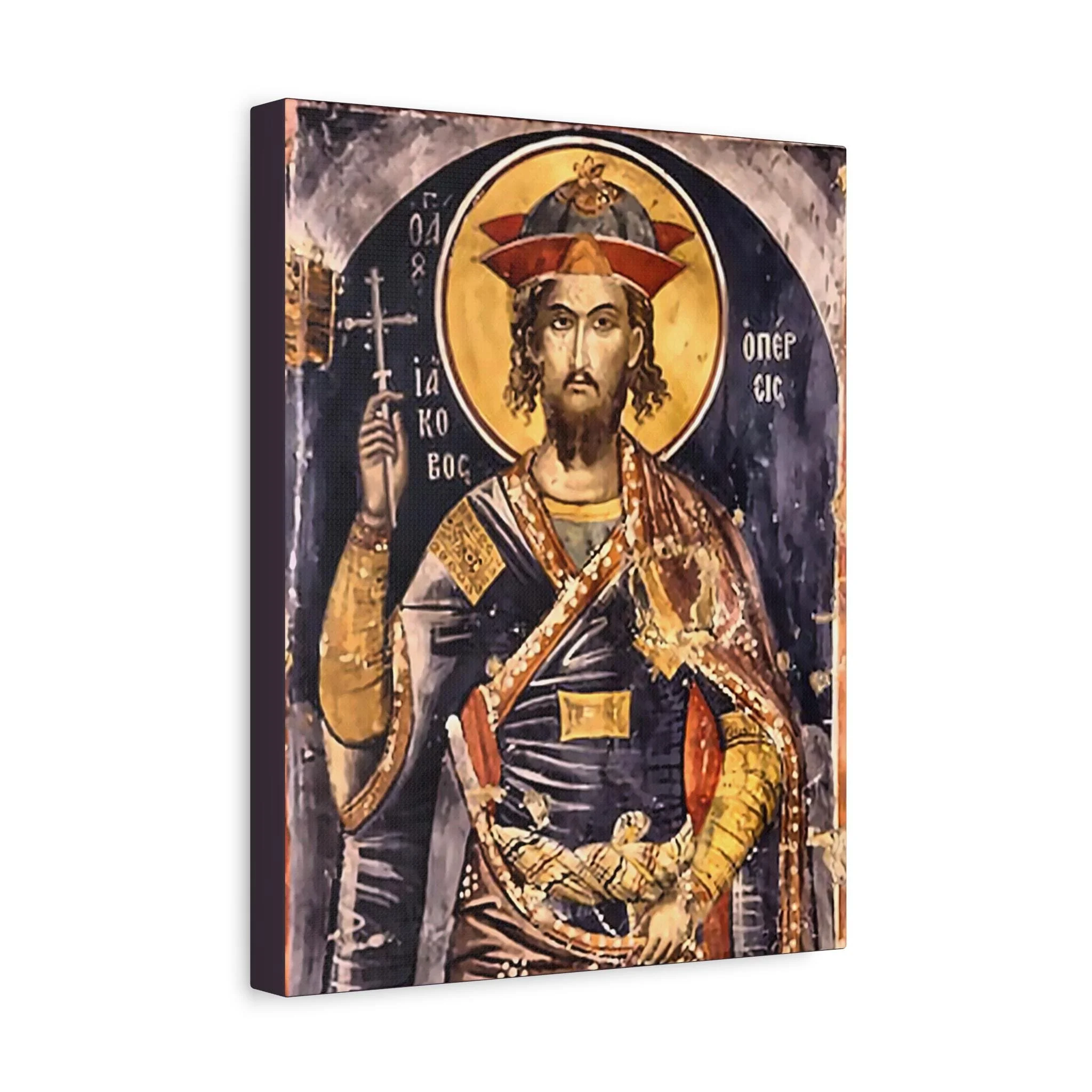 Saint James Intercisus Icon Canvas — Early Christian Martyr