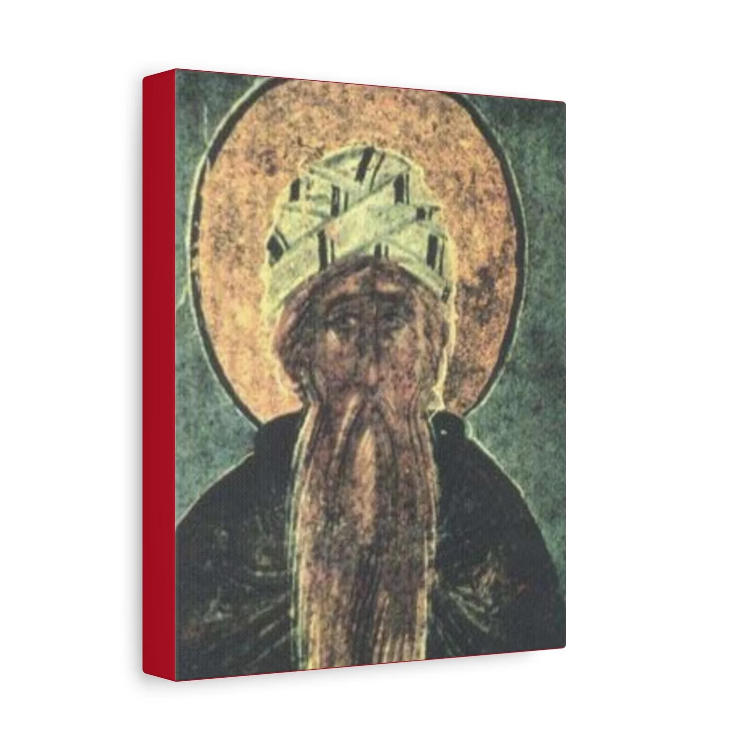 Saint Isaac the Syrian Icon Canvas Print
