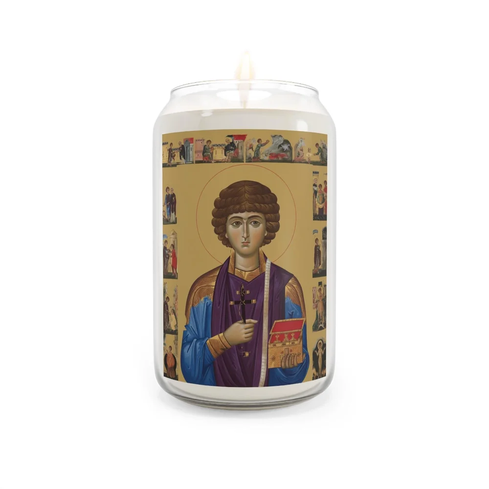 Saint Panteleimon Prayer Candle - Healing