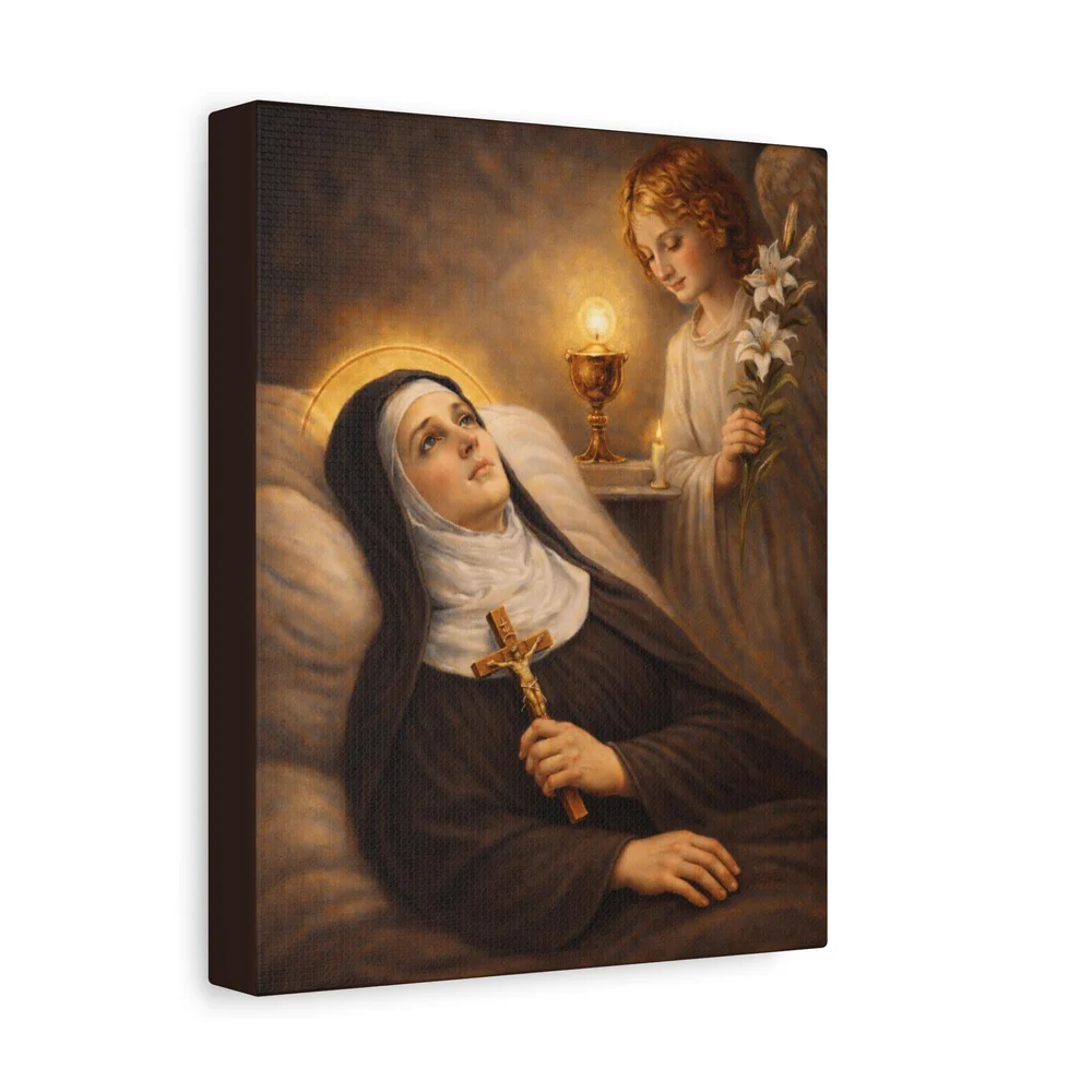 Saint Lidwina Canvas Print - Wall Art