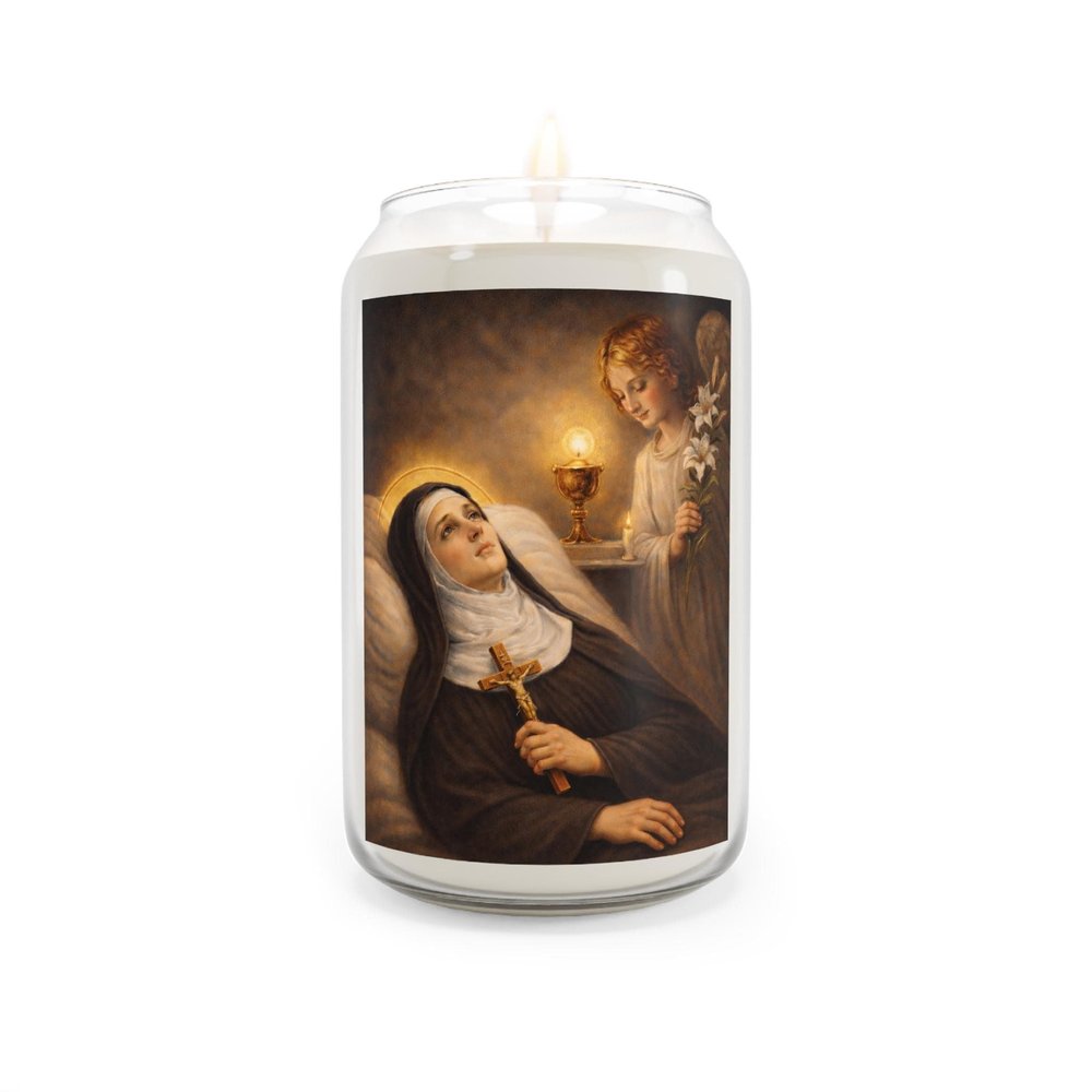 Saint Lidwina Prayer Candle