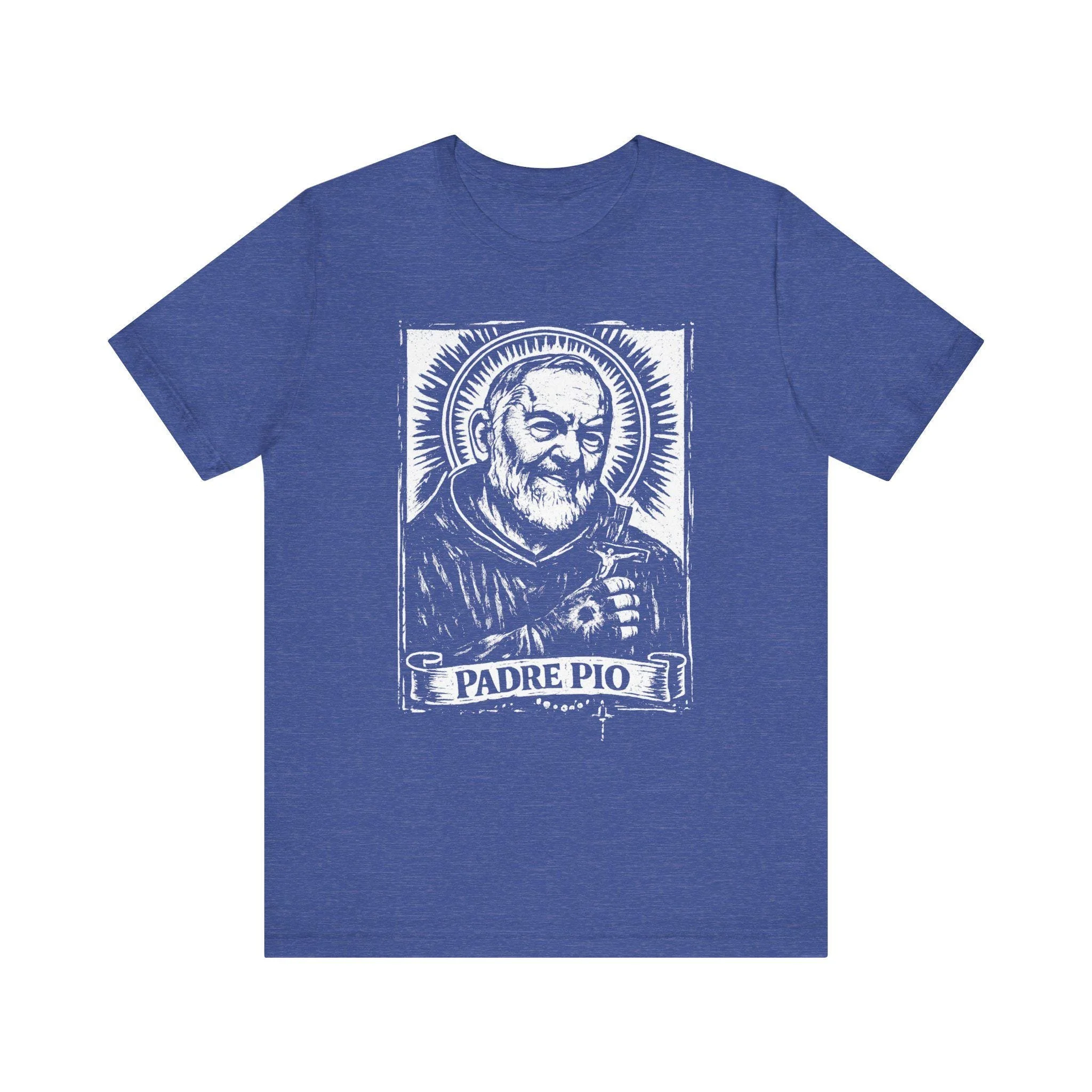 Padre Pio Saint Pio Catholic Saint Stigmata Franciscan Monk Shirt