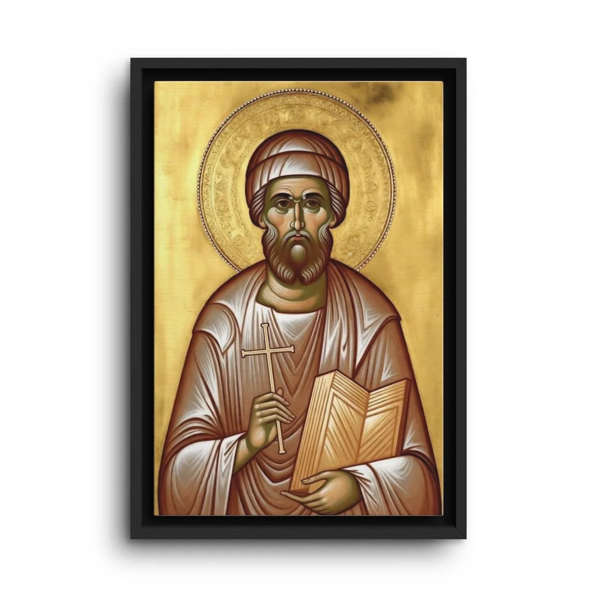 Saint Naum of Ohrid framed canvas icon print