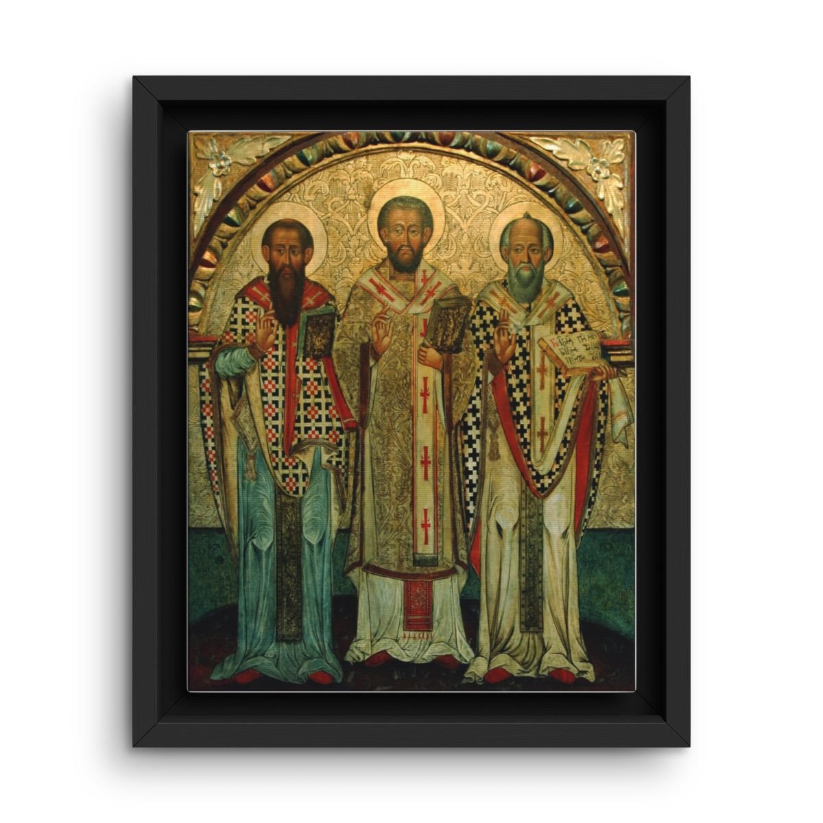 The Three Holy Hierarchs framed canvas icon print