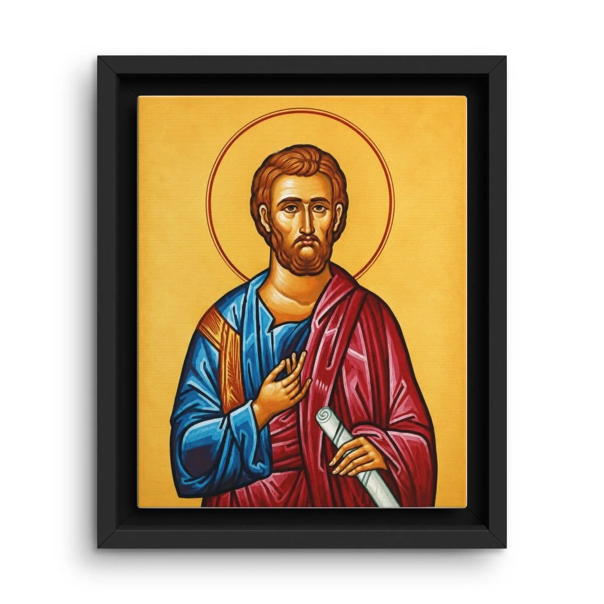 Saint Bartholomew the Apostle framed canvas icon print