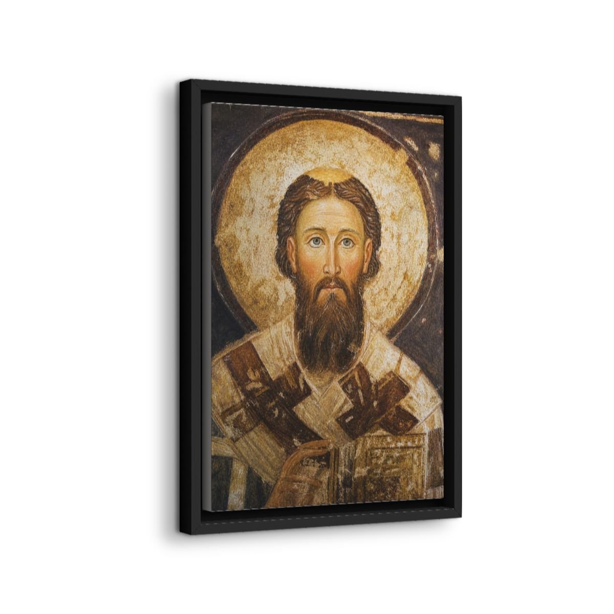 Saint Sava of Serbia icon on gallery-wrapped canvas, product photo 2